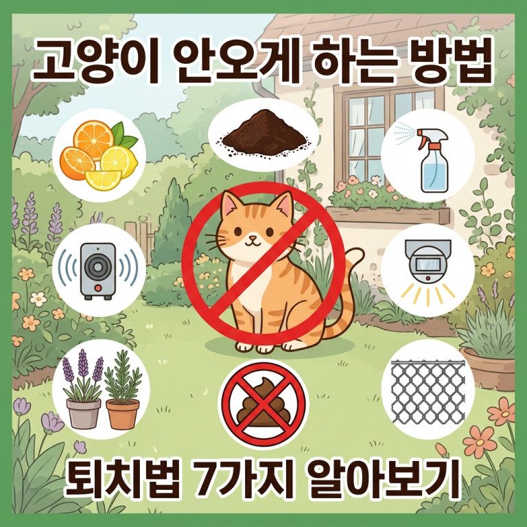 고양이 안오게 하는 방법