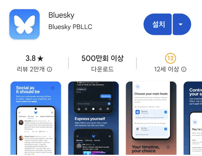 블루스카이 앱 다운로드