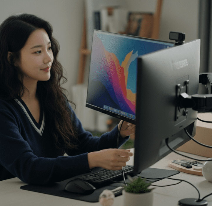 듀얼모니터 연결방법