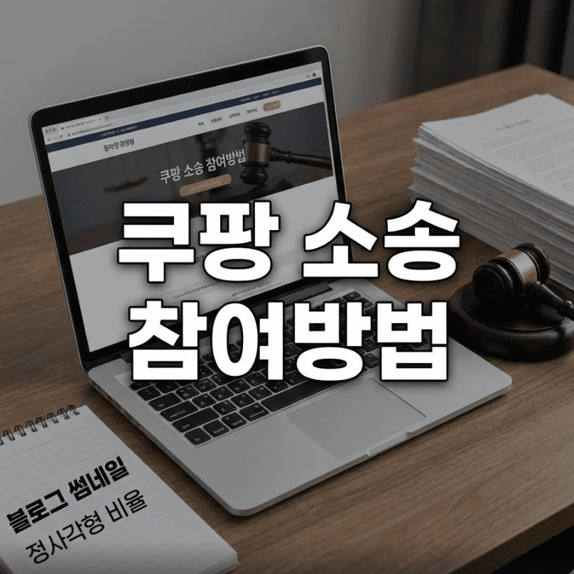 쿠팡 소송 참여 방법과 집단소송 진행 상황