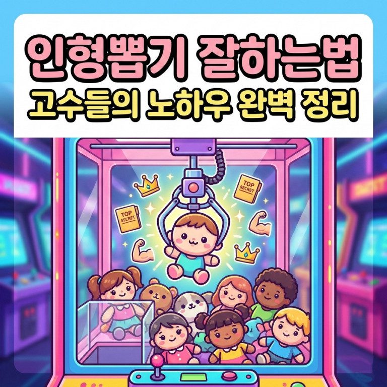 인형뽑기 잘하는법: 기계 원리와 요령
