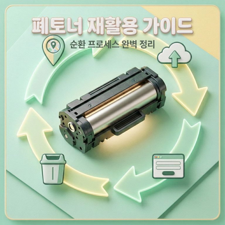 폐토너 버리기 방법