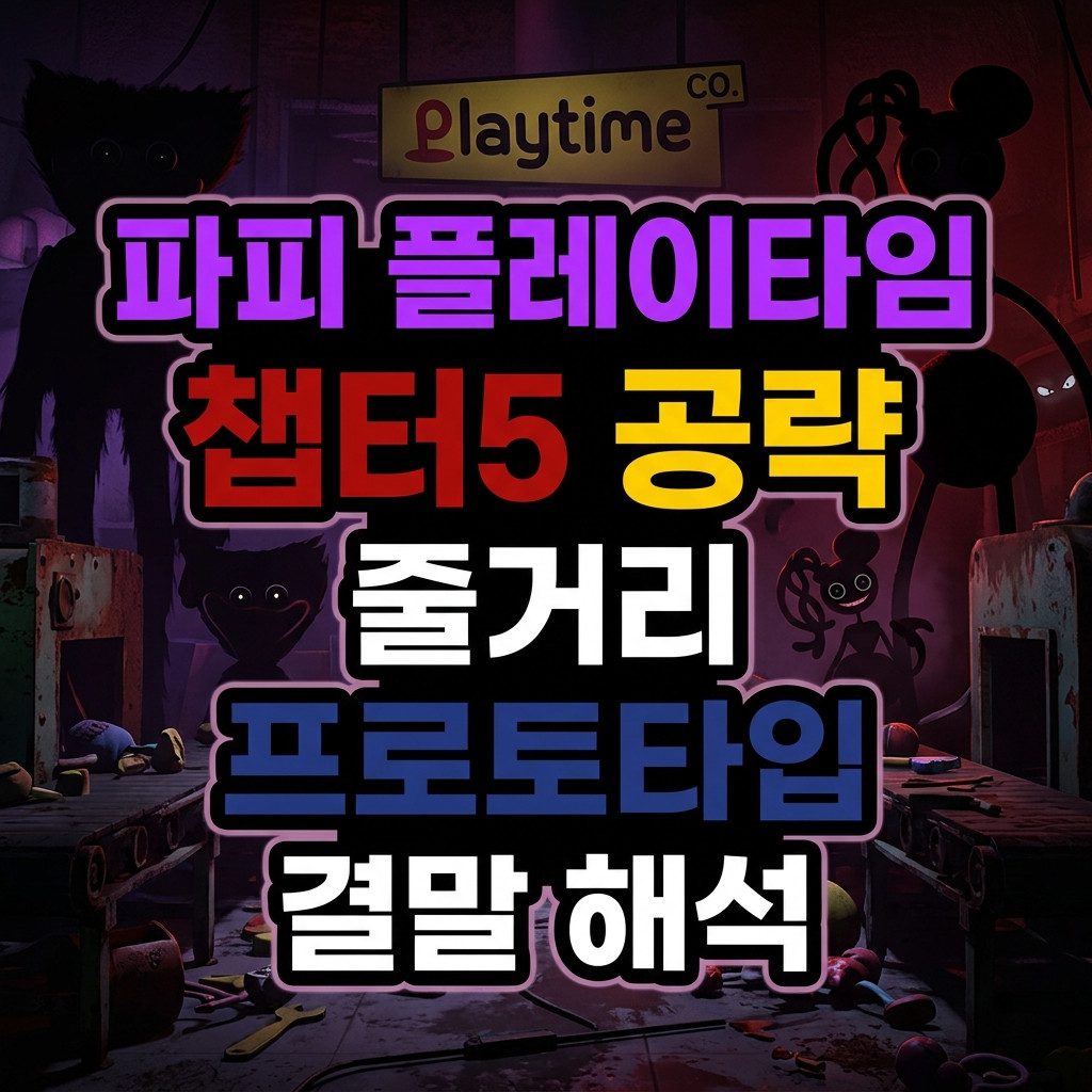 파피 플레이타임 챕터5 공략과 줄거리 해석