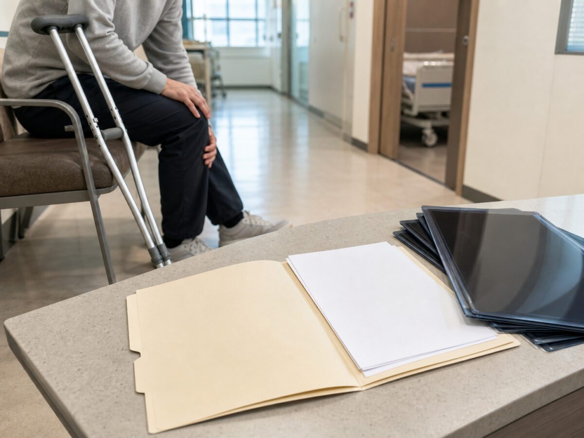 치료 중 통증 악화에 따라 통원에서 입원으로 전환하거나 진료기록을 갖춰 병원을 변경하는 과정