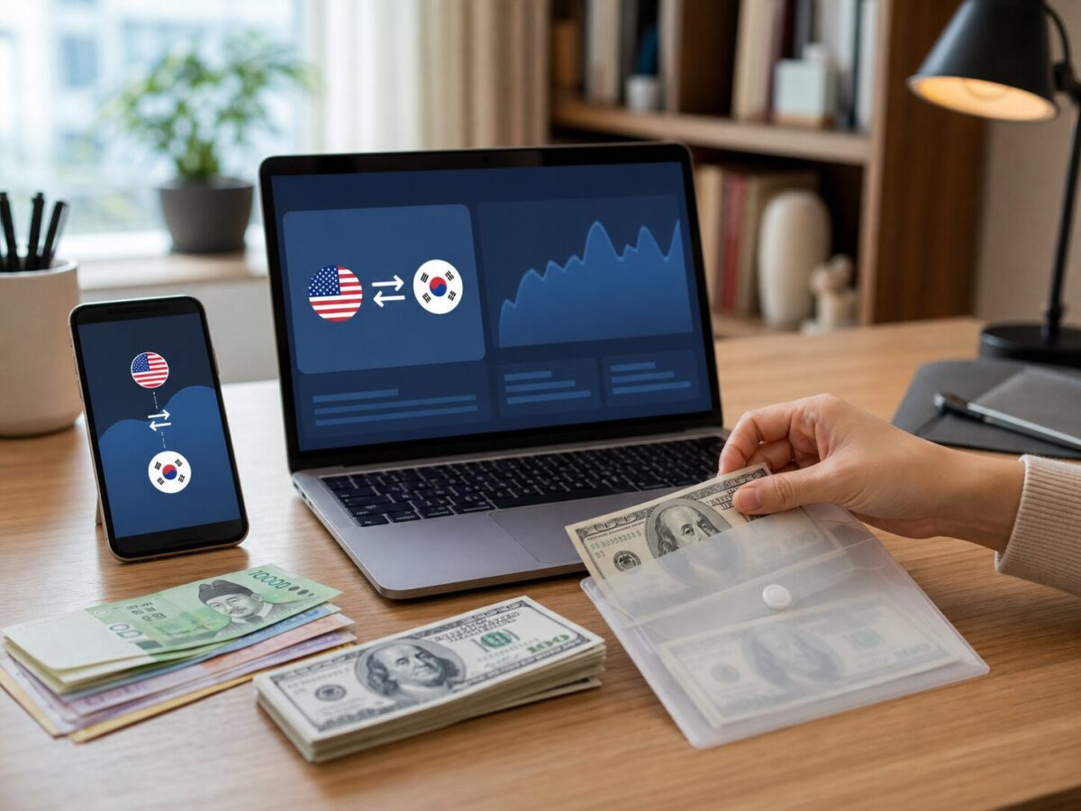 원화주문과 달러환전 비교표 및 환차손과 남은 달러 관리 방법