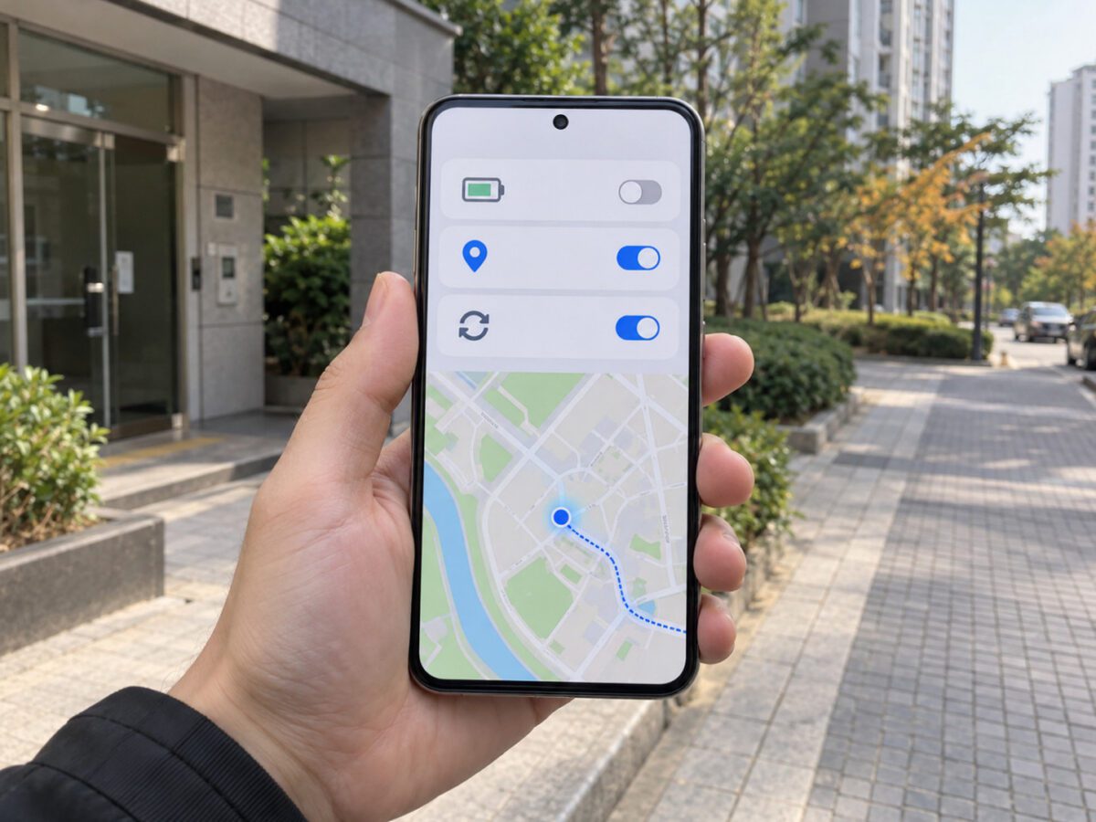 구글 지도 백그라운드 데이터와 배터리 절전 제한을 확인하는 스마트폰 배터리 설정 화면
